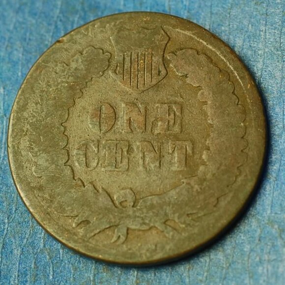 🌟1883 Indian Head Cent Penny 1c Lot w1309🌟WOW OLD!!! - Picture 2 of 2